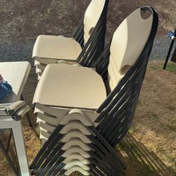 16 Banquet Chairs ($30)