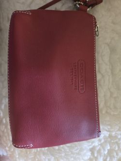 Coach Vintage Leather Clutch Wristlet