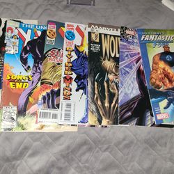 7 Marvel comic books