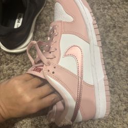 Rose Gold/pink Dunks 