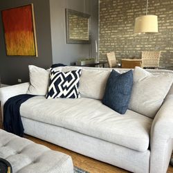 REDUCED PRICE! 87” Gray Couch - $400