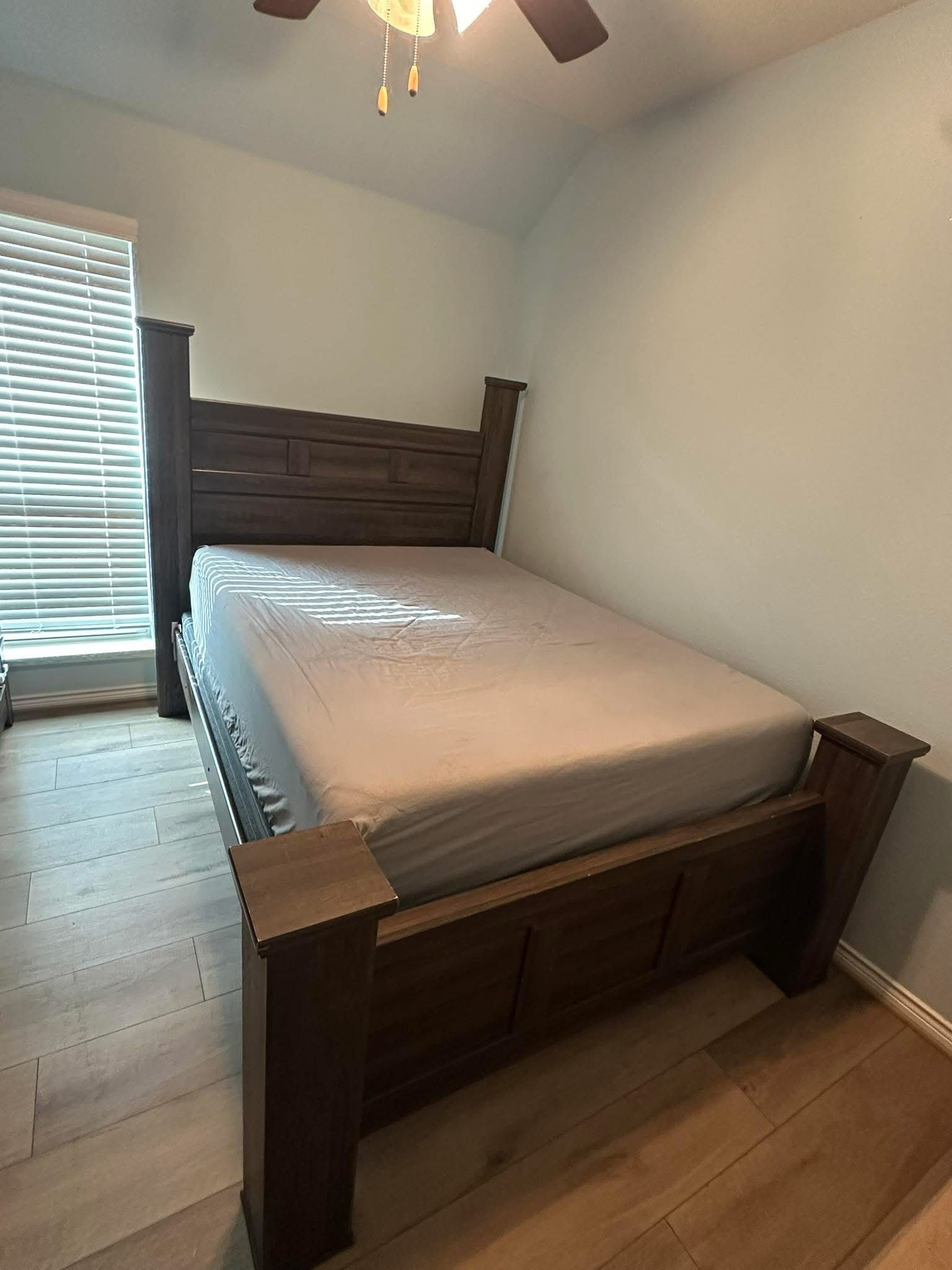 Queen bed mattress not Included 