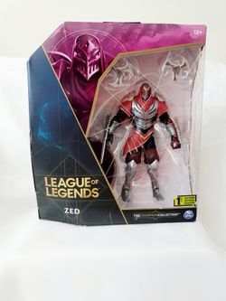 New!! League of Legends, 6-Inch Zed Collectible Figure w/ Premium Details