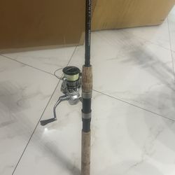 Shimano stradic 3000 on a Shimano Teramar