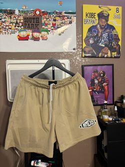 HMDD MEN XL Tan Mesh Shorts