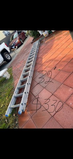 Excellent Condition, 32 Feet And More Sizes Available Aluminum Extension Ladders