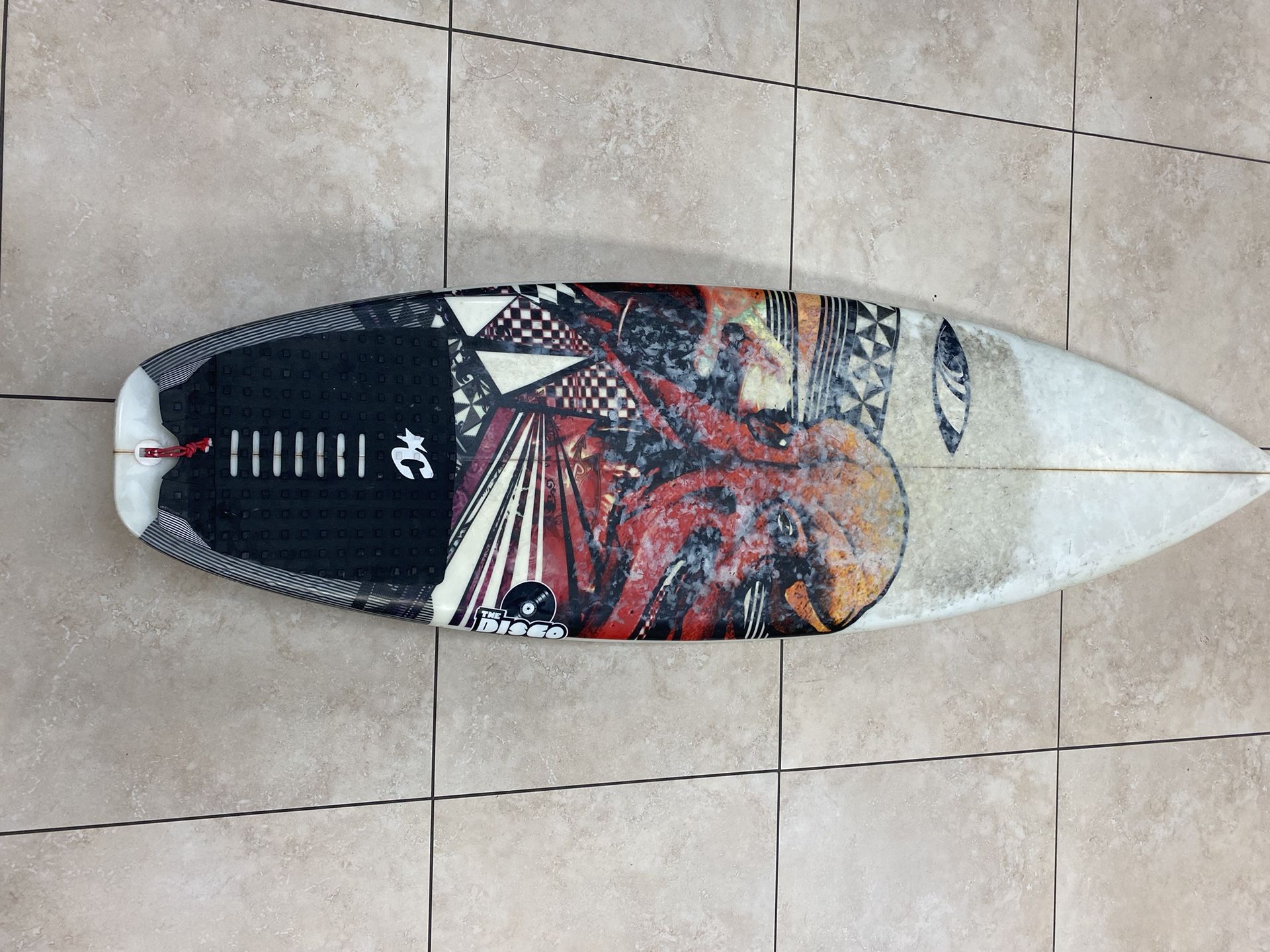 5.10” Surfboard The Sharp Eye Disco Used