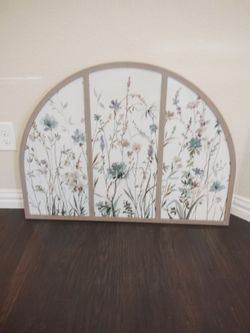 Floral wall art
