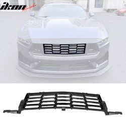 Fits 2024-2025 Ford Mustang Dark Horse Style ABS Front Bumper Hood Upper Mesh Grille