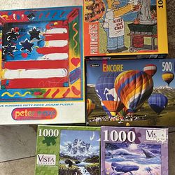 Various New Board Games $10  And Puzzles $5