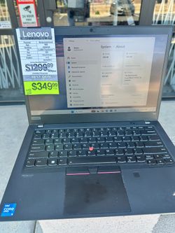 14" Lenovo T14 Gen 2 Laptop Windows PC 16GB Ram 256GB SSD