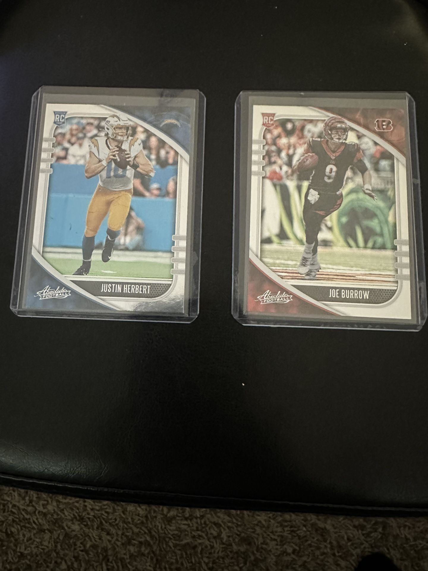 Justin Herbert Joe Burrow Rookie Card