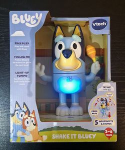 NEW VTECH SHAKE IT BLUEY INTERACTIVE TOY - NEW IN BOX
