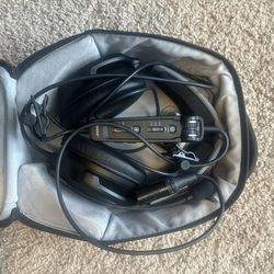 Bose A30 Aviation Heatset Bluetooth, 5 Pin XLR Plug & Dual GA adapter 