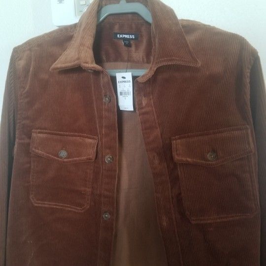 EXPRESS SIZE SMALL CORDUROY SHIRT/JACKET