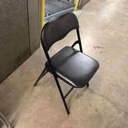 Folding Black Chair