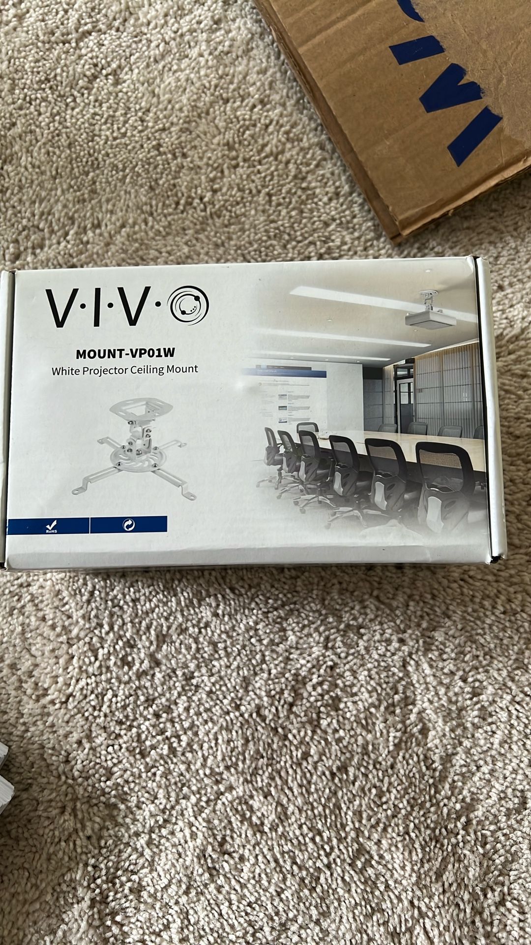 White projector Ceiling Mount