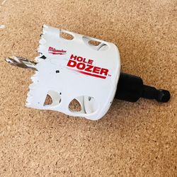 Milwaukee Hole Dozer | 2 1/8" | used once