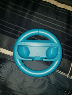 Baby blue Steering Wheel for Nintendo Switch game