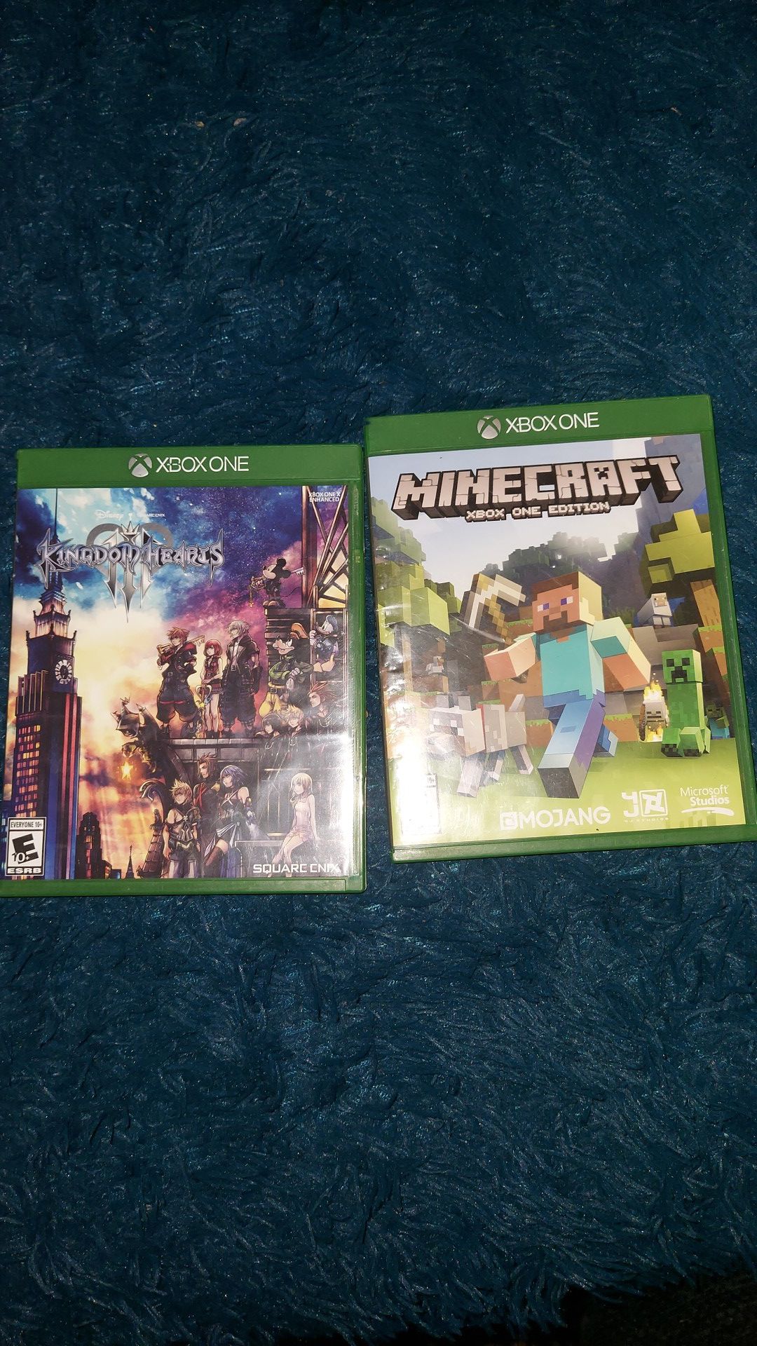 Kingdom Hearts III and Minecraft Xbox One Edition for Xbox One