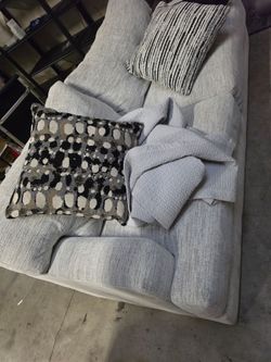 Ashley couch with pillows