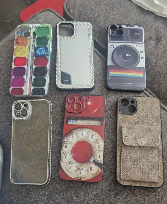 I-Phone 14 plus phone cases ALL for 8 for $16 $3 each