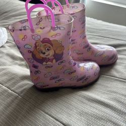 Paw Patrol Light Up. Rain Boots For Kids. Size 11/12. 
