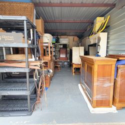 Bedford Storage Locker Furniture Antiques TV's Bookcase Bedrame Chairs Tables Sale