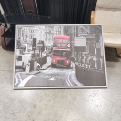IKEA Vilshult Red London Bus Framed Print