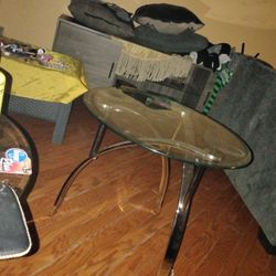 Stainless Steel Glass Coffee Table