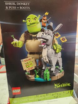 Lego Shrek donkey & puss in boots set