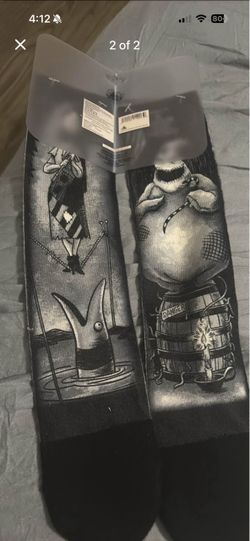 Nightmare Before Christmas Graphic Crew Socks