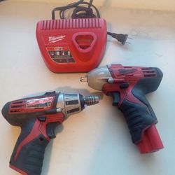Milwaukee 3/8" Impact With Charger