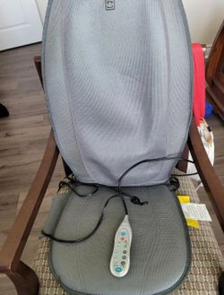 Sharper Image Shiatsu Massager Seat Topper