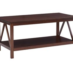 44in Coffee Table New Soild Wood 