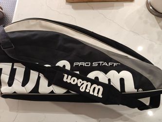Tennis rackets and bag