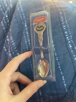 Ocean spray collectible silver plated spoon