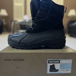 Free soldier Snow Boots Size12