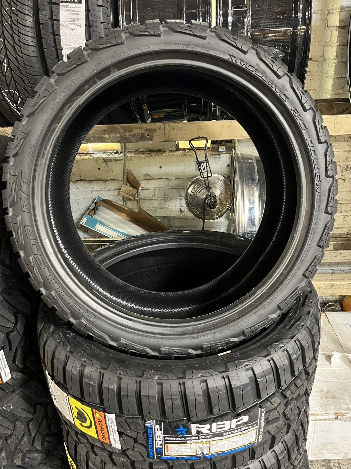 4 Llantas 33” Todo Terreno Para Rin 22 33x12.50r22
