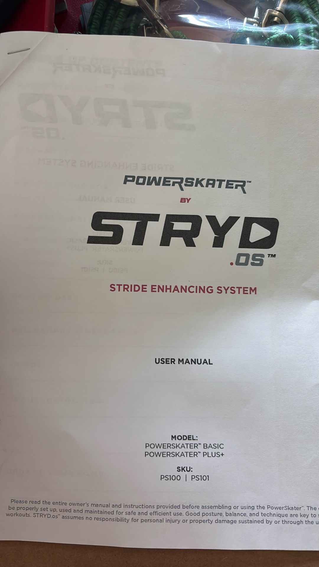 Stryde Power Skating.  Never Been Used. 