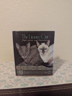 Vintage Miniature Book - "The Literary Cat" (Running Press)