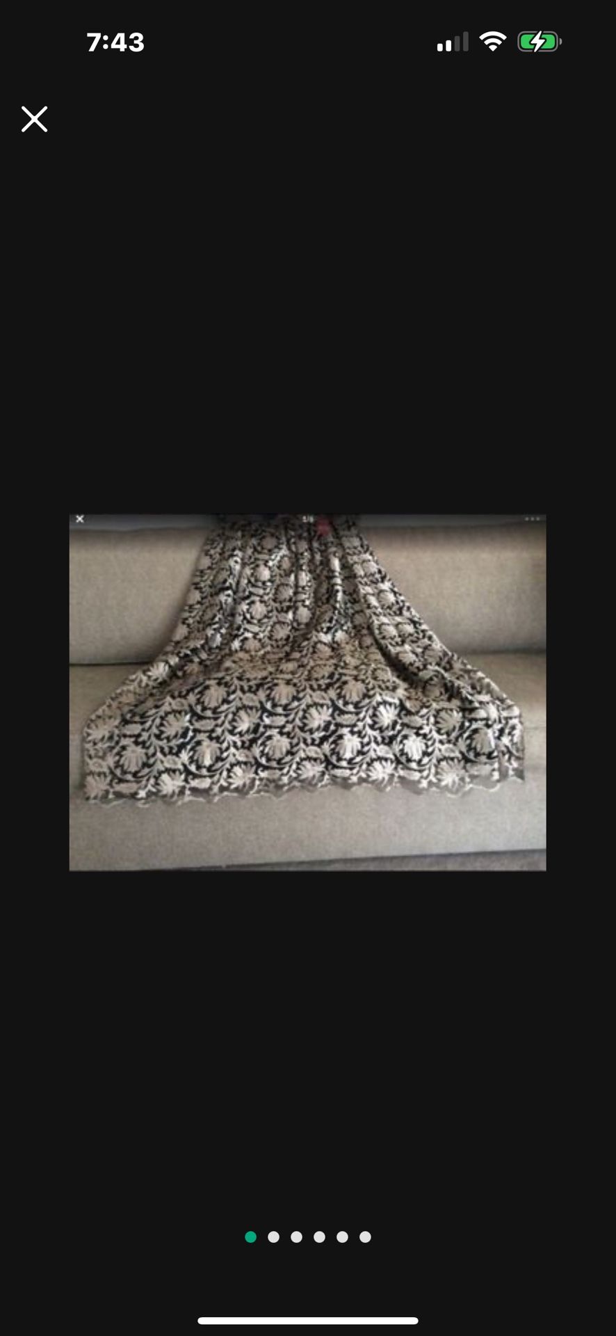 New Special Occasion Black With Gold Skirt Large Size (L)