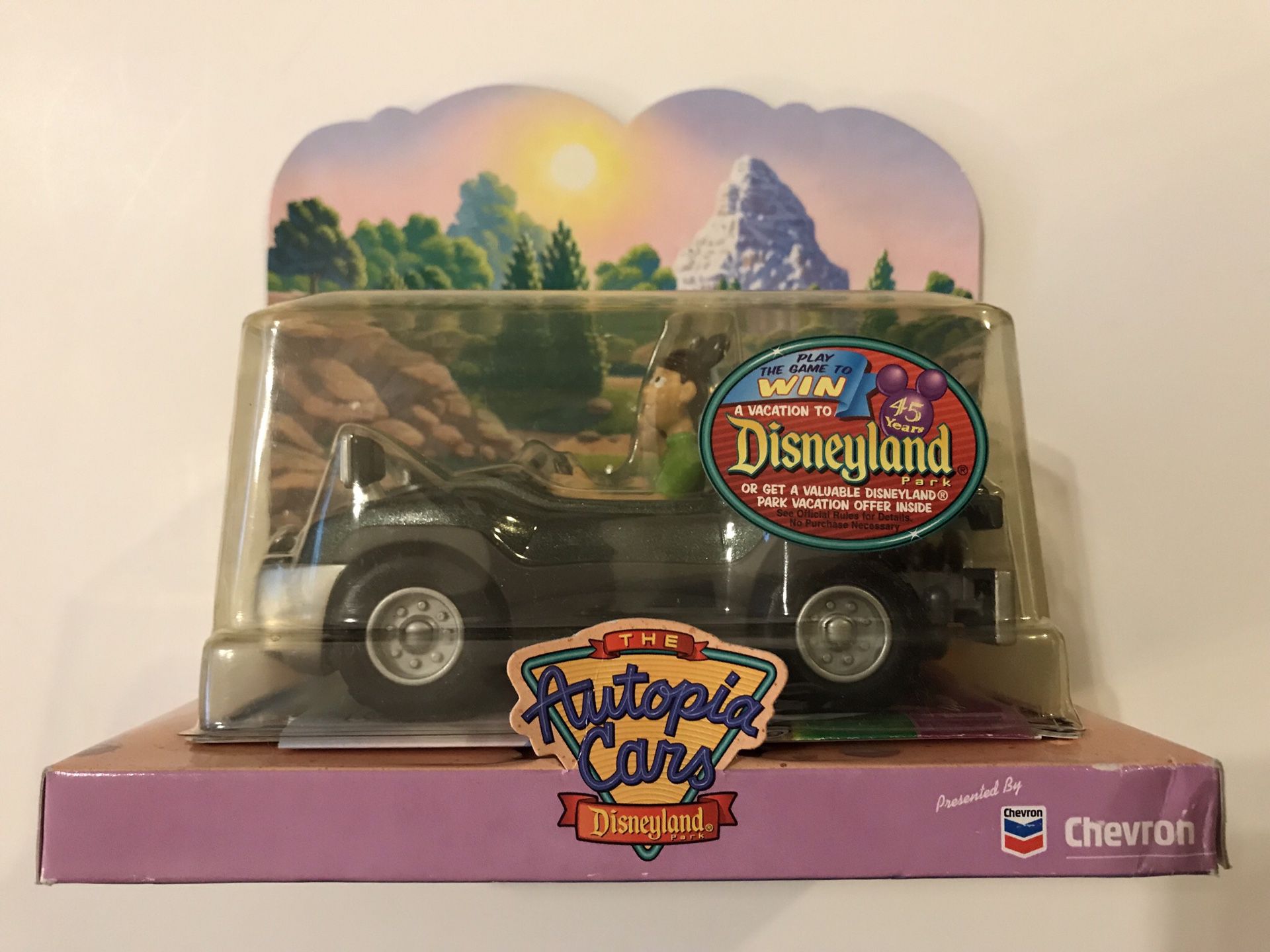 Disneyland Autopia Cars Chevron 2000 "Dusty" Toy Collectible (NIP)