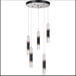 YUYUE 3/5/9-Light Modern Pendant Light Kitchen Island Light Fixture