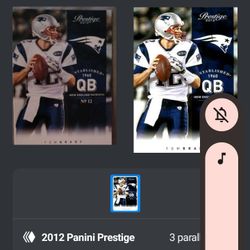 Tom Brady 2012 Panini Prestige 