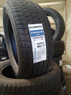 New set of tires 275 55 20 kumho