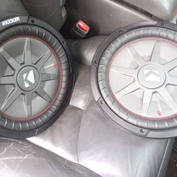 Kicker Comp 2 Ohmu Subwoofers