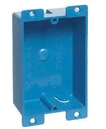 CARLON - 1-Gang 8 cu. in. PVC Shallow Flanged Old Work Electrical Switch and Outlet Box