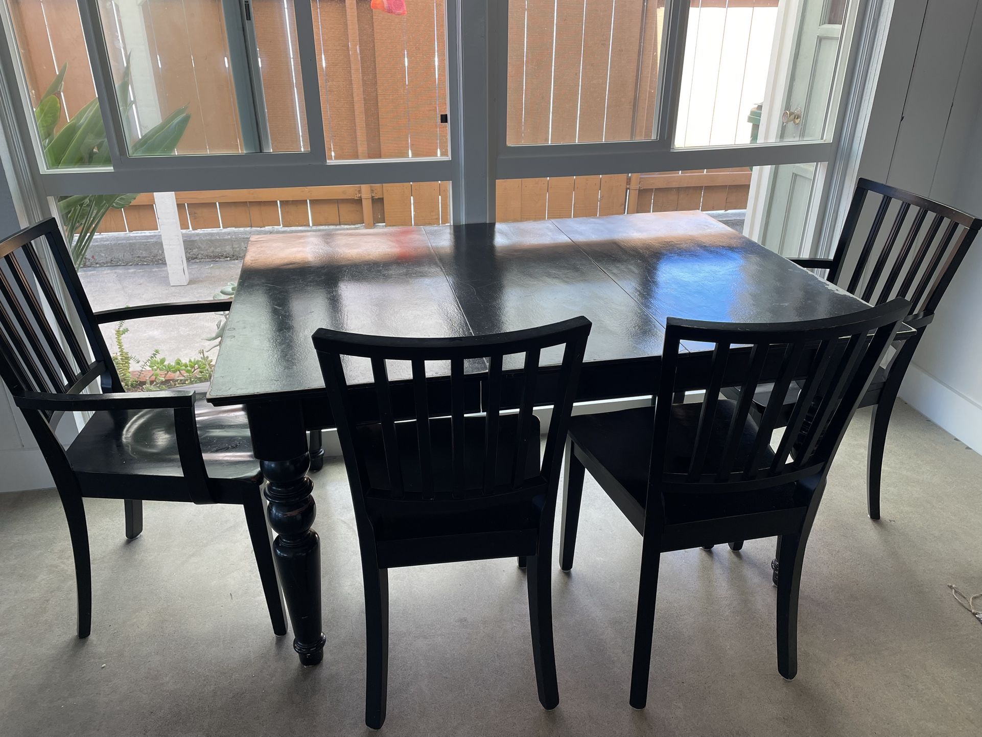 Pottery Barn Dining Table with Leaf
