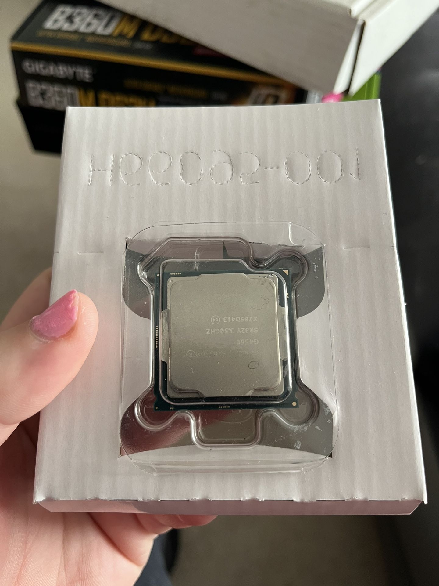 CPU Intel Pentium G4560 3.5 GHz Dual-Core Processor